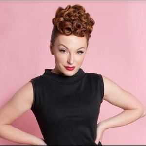 NWT Heart of Haute Black Super Spy Top Shirt Size Large